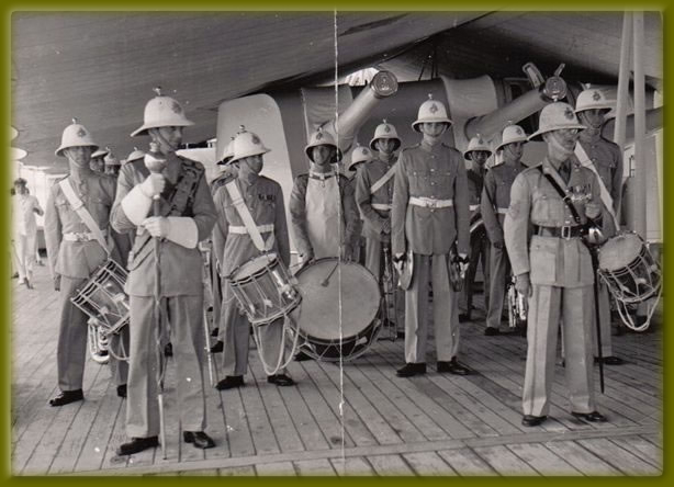 Glasgow Band circa 1952-54 CinC's Band Malta 