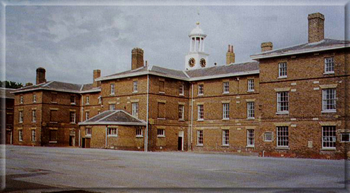 East Barracks as it was and as appeared during conversion