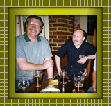Tony Oliver with our friend Huw.