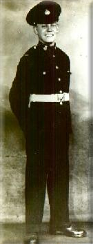 Bernard (Maxie) Beare aged 15 - RNSM - Isle of Man - 1945 
