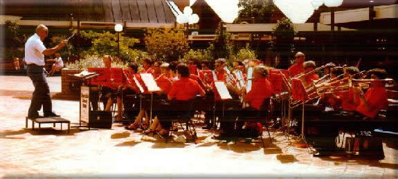 Myself conducting the "Shoreside Concert Band" 