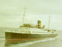 Snaefell astern out of Douglas